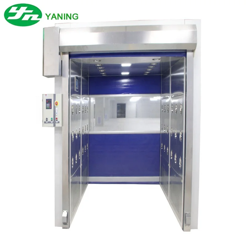 Yaning Cargo Air Shower for Warehouse Rolling Shutter Industrial Fast High Speed Factory Interior PVC Curtain Door