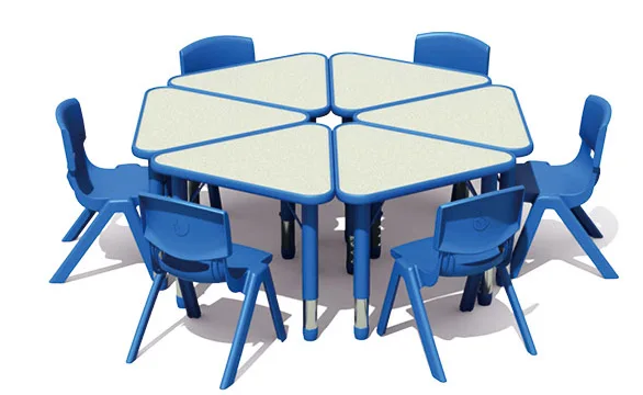 Portable Baby Furniture Children Kids Table and Chairs Set Used Preschool Plastic Customized Metal Modern 3 Ages+ 300pcs