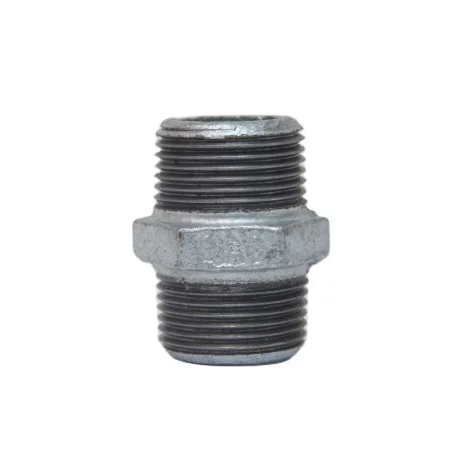 Galvanized double nipple carbon steel threaded pipe nipples grey cast iron pipe fittings