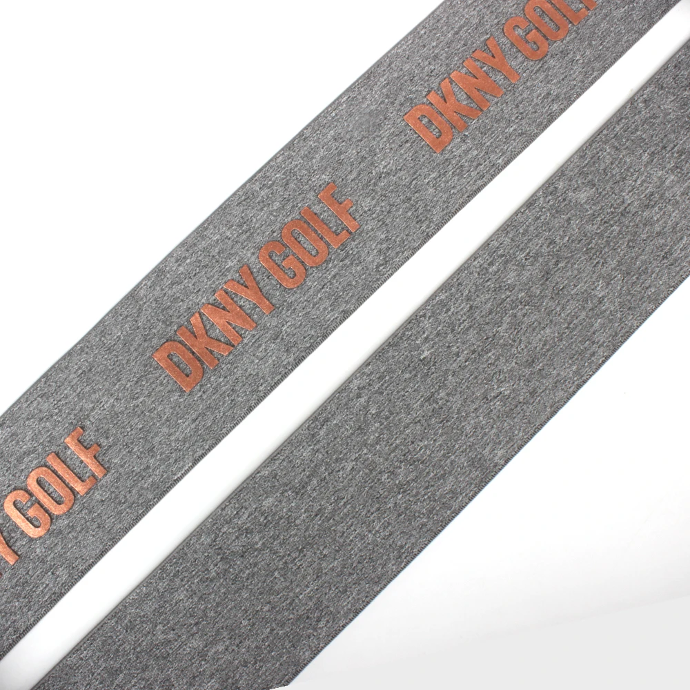 Factory Customized Bronzing Printed Elastic Band Hairband Decoration Elastic Straps