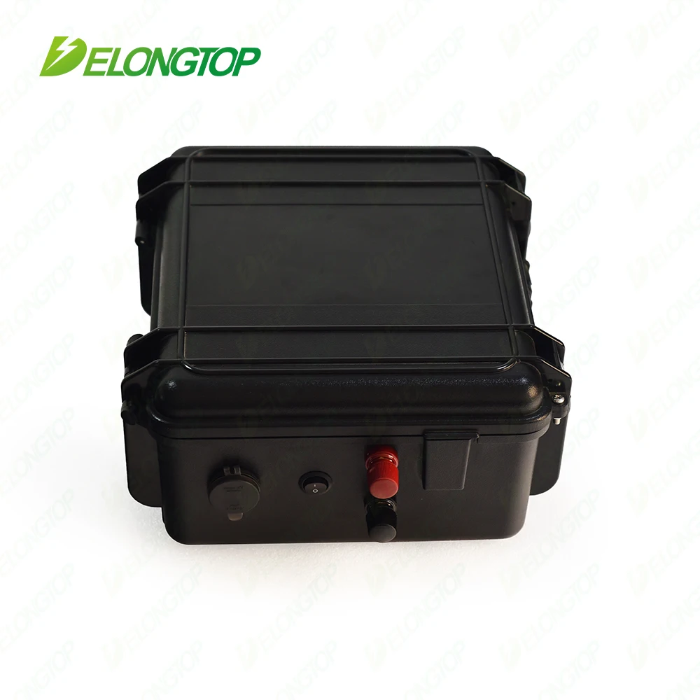 Deep Cycle Battery waterproof BOX  12V 200ah Lifepo4 Battery  with USB POWER for Boat CARAVAN