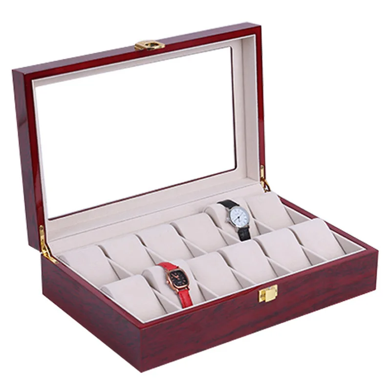 Factory Custom Wholesale  Watch Storage Box Display Watch Storage Box Luxury Wooden Watch Box