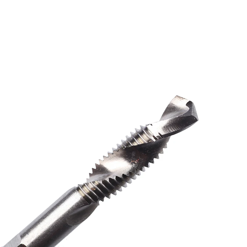 6pcs  Hex shank metric tap drill combinate screw thread tap taper drill bit set tool