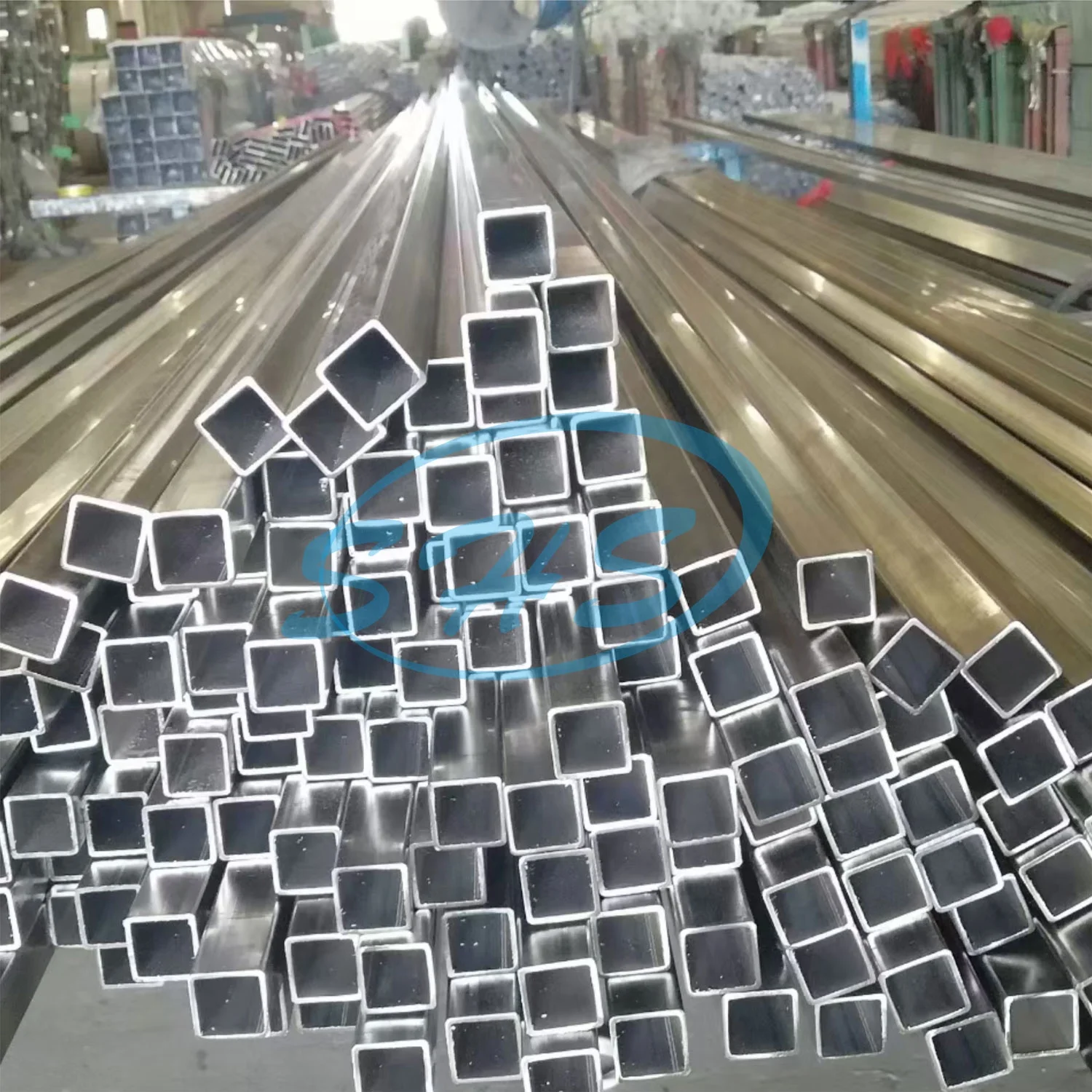 Foshan factory price ASTM A554 AISI 201 304 316l grade 2 X 2 inch stainless steel welded square pipe with polishing surface