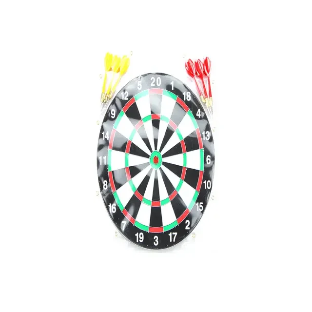 Excellent Offer Low MOQ Bright Round Wire Flocked Paper Dartboard For Kids Play