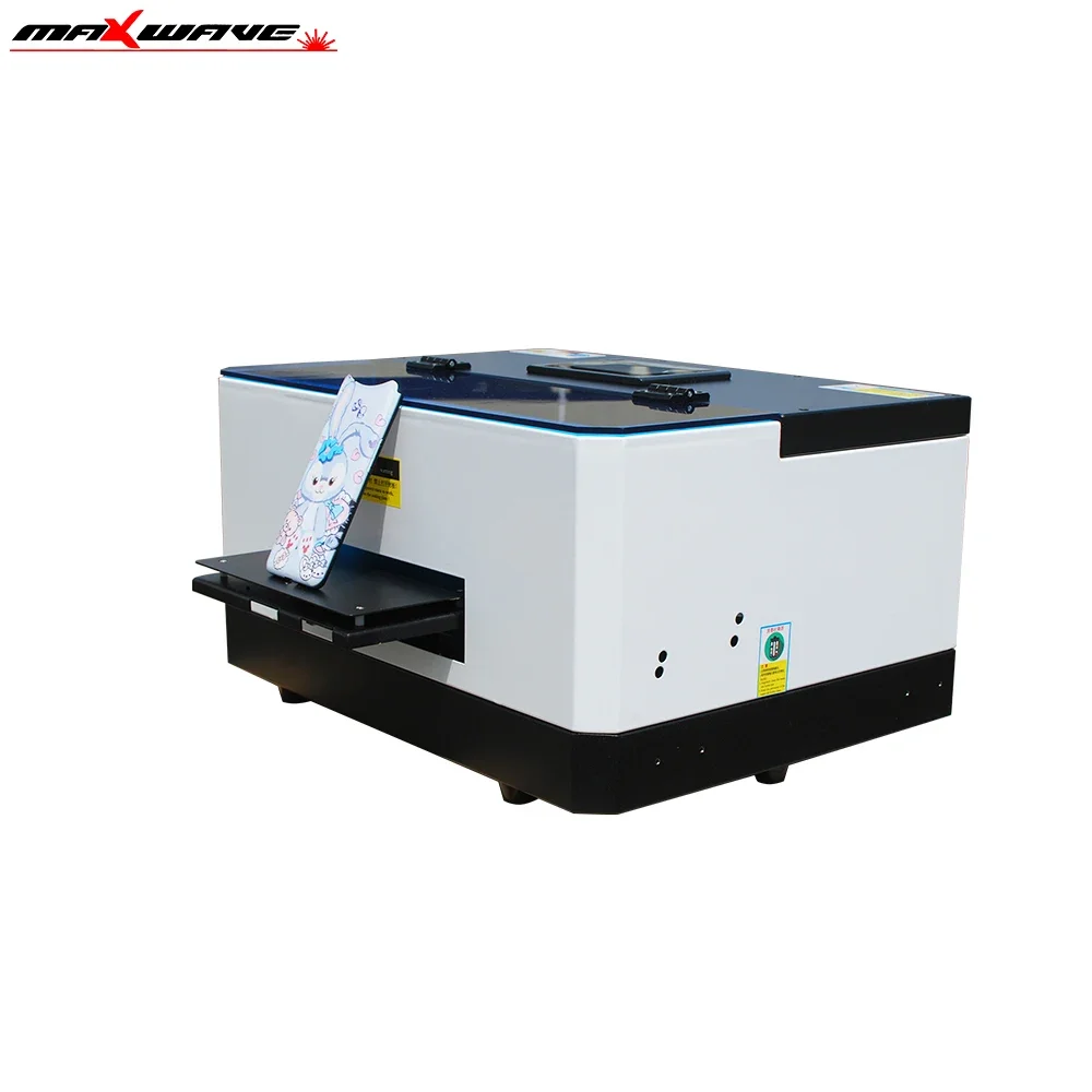 Digital 6 Color Mini Size A5 L800 Direct DIY Id Card CD PVC Glass Leather Metal Wood Phone Case Led Ink UV Flatbed Dtf Printer