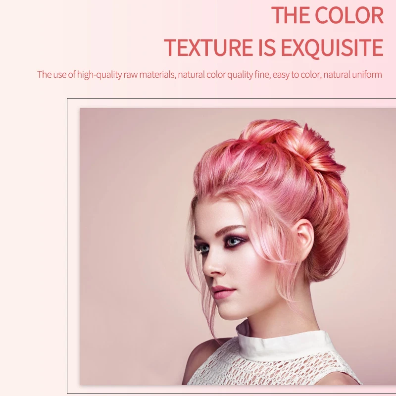 Temporary Hair color clay comb fast change hair colors water proof and keep color lasting time