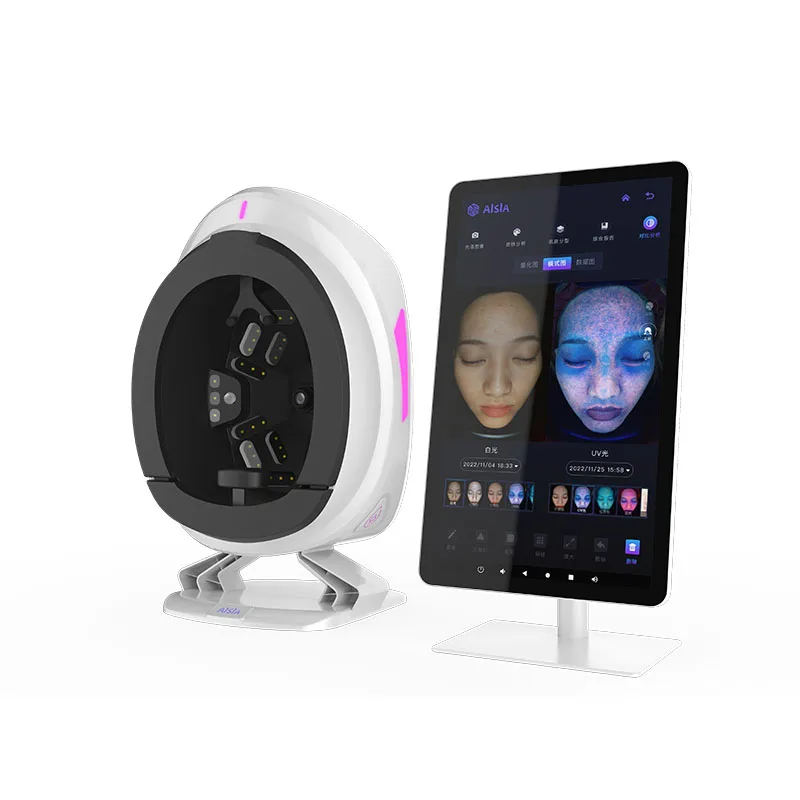 full face 3d skin analysis machine facial 2024  hot sale reveal skin analysis machine skin analysis microscope