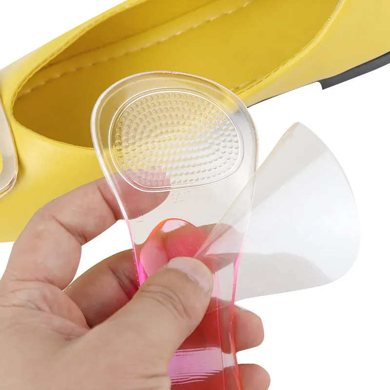 Non-Slip Women Gel 3/4 length Arch Support Anti-slip Massaging Metatarsal Cushion Orthopedic Insoles for High Heels Shoes Pad