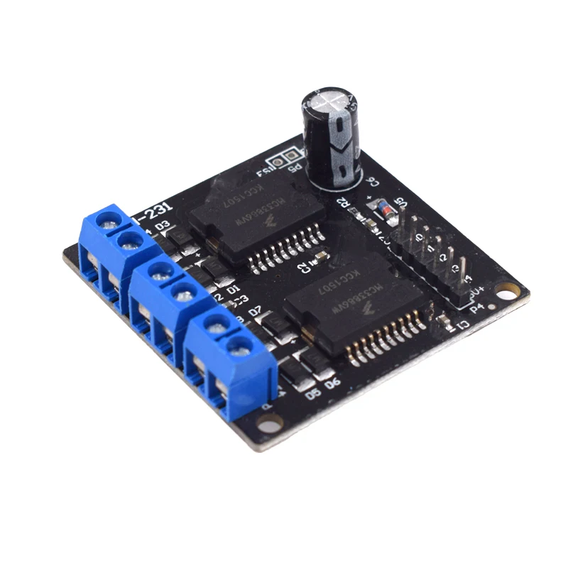 MC33886 4-way output robot smart car motor stepper motor valve motor drive module