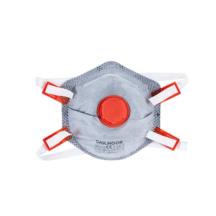 3d-маска ffp3 в форме чашки европейского стандарта с сертификатом ce в соответствии с респиратором ffp3 с активированным углем EN149