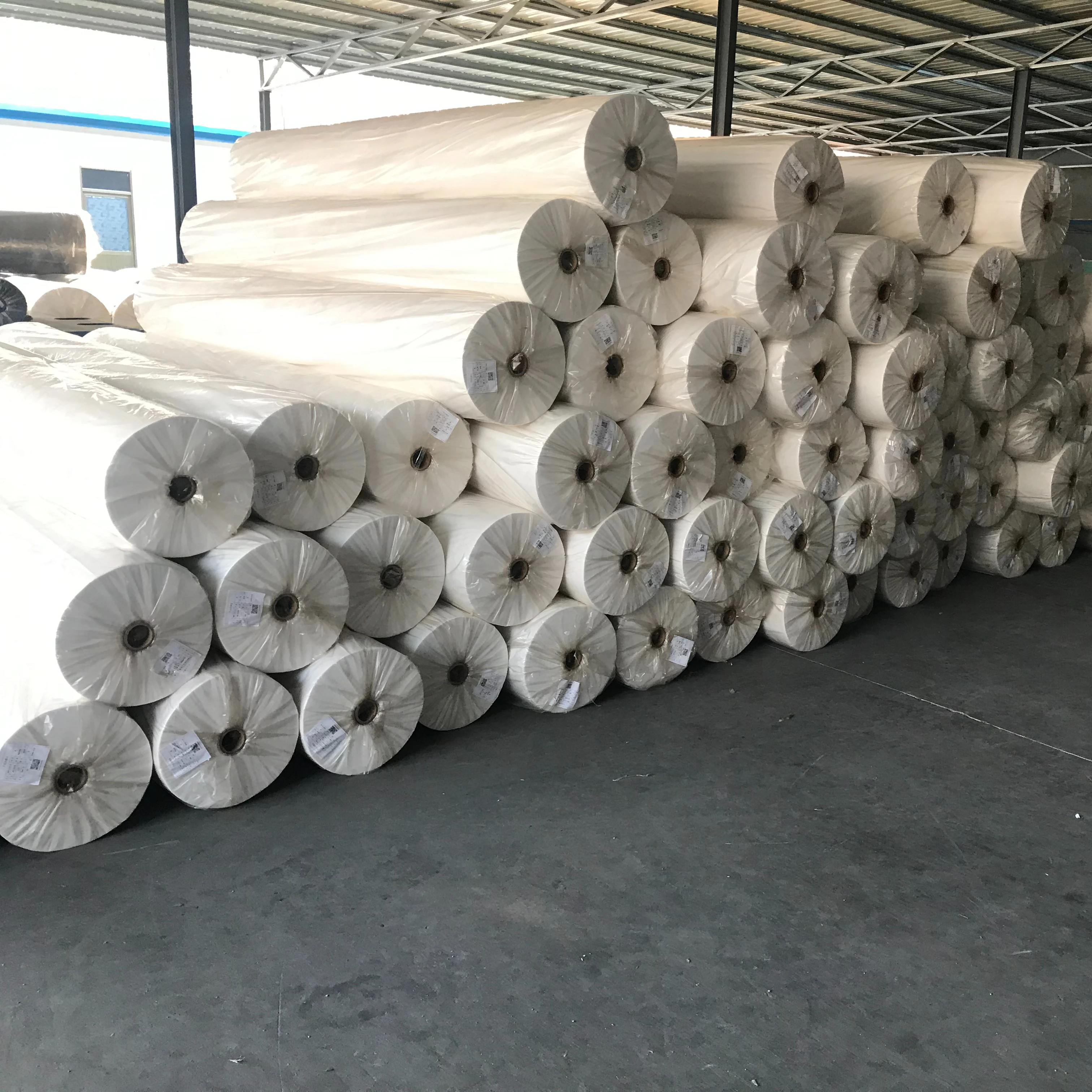 Hot selling biodegradable polypropylene non woven fabric rolls telas tnt