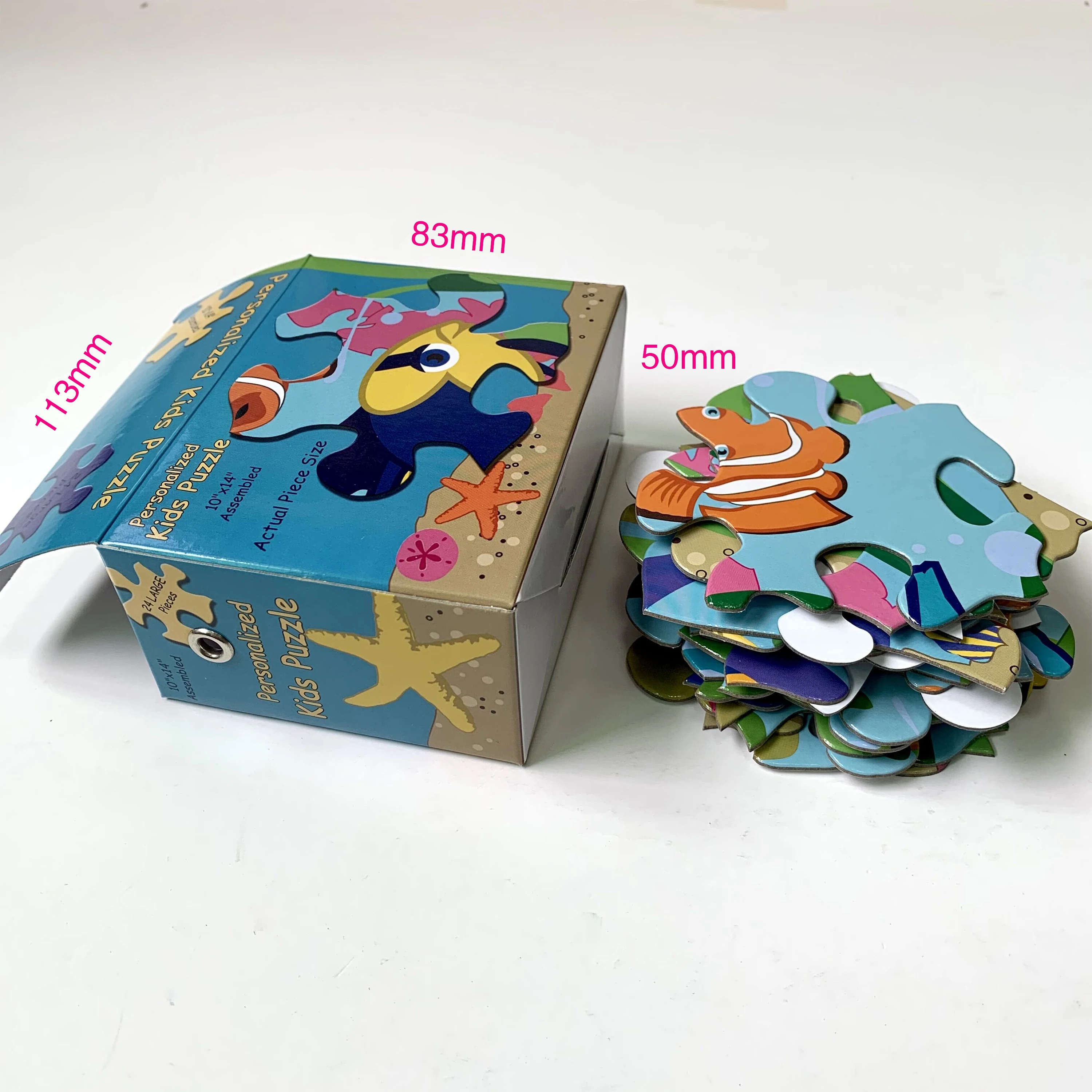 Free samples custom OEM beautiful artwork jigsaw puzzle 24 piece cardboard for jigsaw puzzle