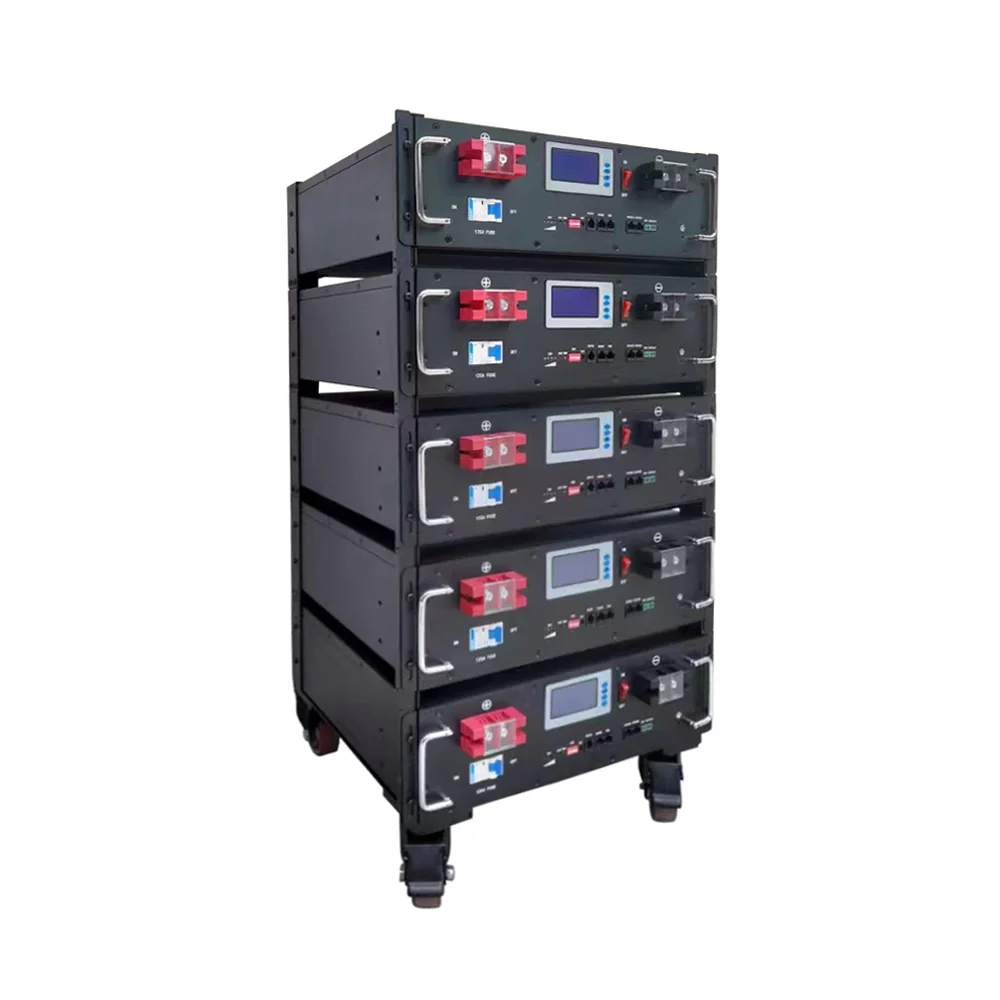 Widely Used 5KW Rack mounted solar lithium-ion batteries 48V LiFePO4 Battery Cabinet 100Ah 50Ah for renewable energy systems