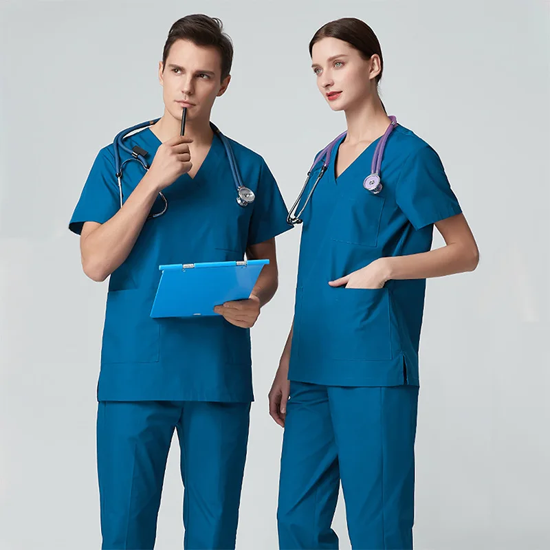 Hot Sale Custom Europe hospital g nursing uniform scrub suit medical clothing