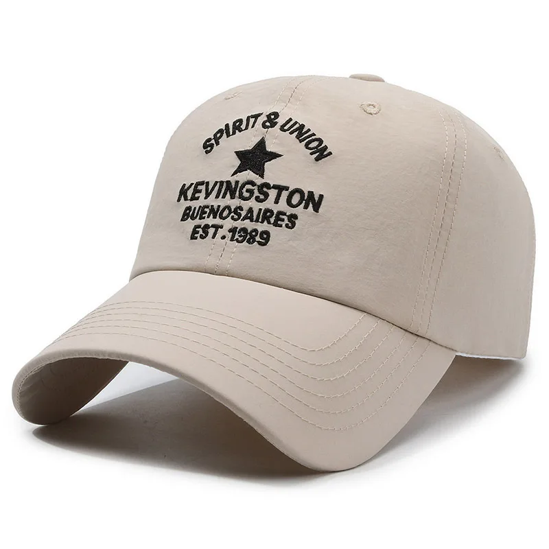 Versatile Hong Kong Retro Style Duckbill Hat Women Wide Brim Soft Top Baseball Cap Men Face-Showing Small Sun Protection Large