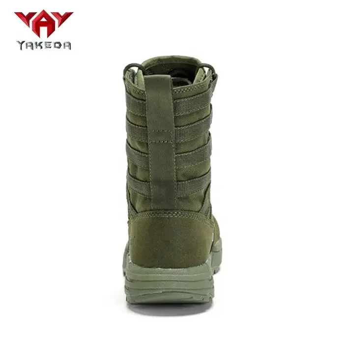 Yakeda Outdoor Desert High Ankle Men Botas Combat Training Shoes Askeri Bot Black Green Safety Men Women Leather Tactical Boots