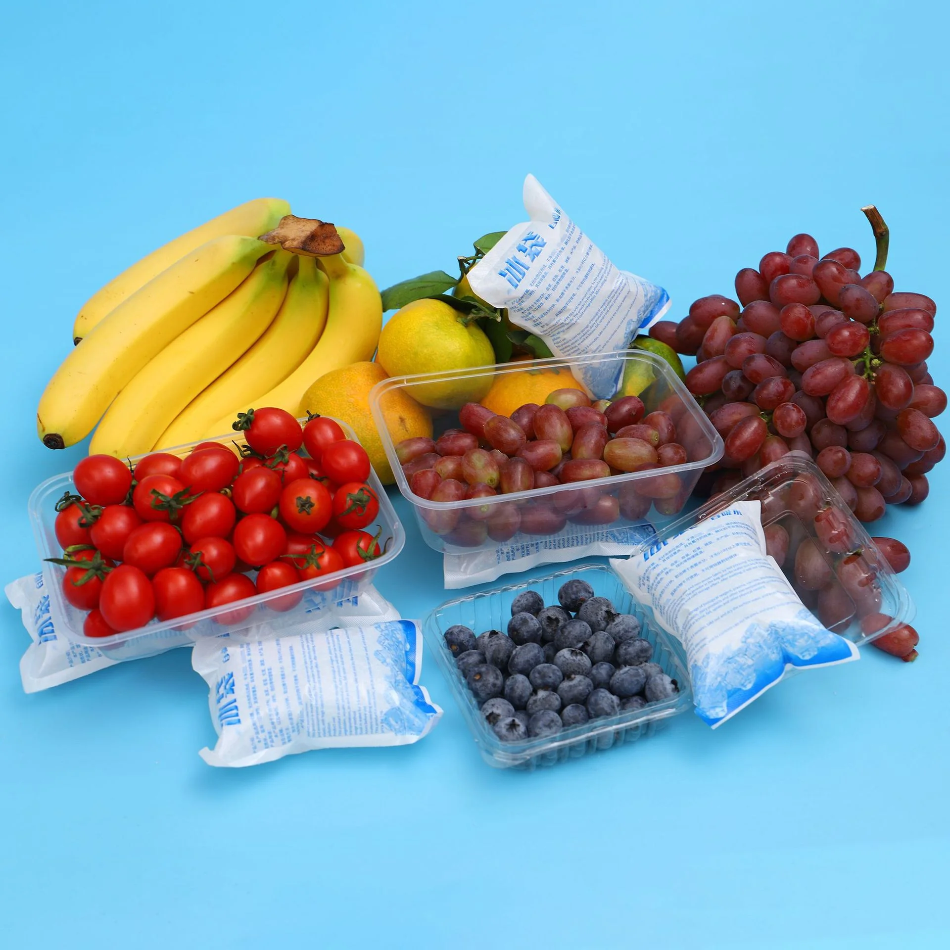 Hot selling Instant Food Delivery Ice Packs water injected ice pack bag