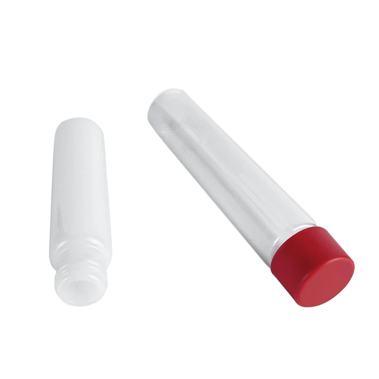 Smell proof 115mm Luxury 710 white jade glass tube bottle child resistant lids for ur rolls packaging