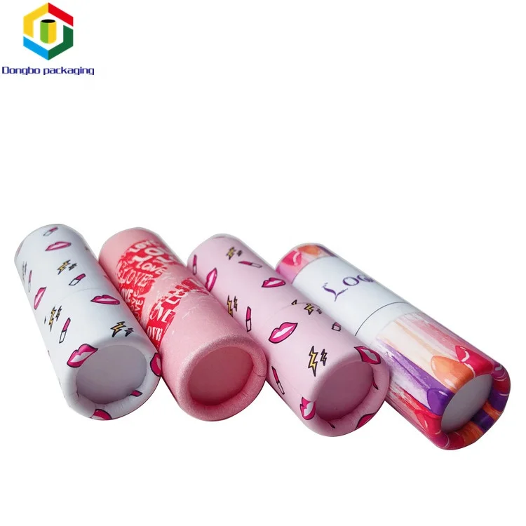 Eco Friendly Twisted Up Lipstick Container Paper Cardboard Tube For Lipstick