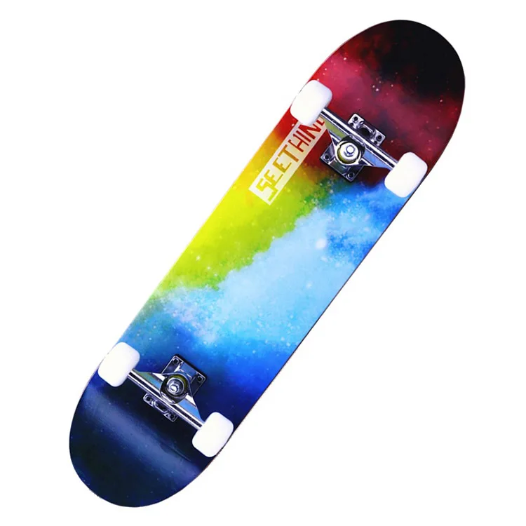 Hot Sale Personalized Chinese Maple Skateboards Deck Double Kick Skateboard