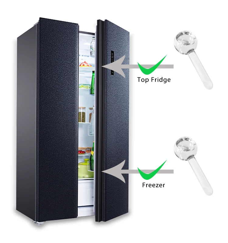 Facial cooling Ice Globe for face Glass Roller Cold therapy Skin Massage beauty glitter Ice Globes