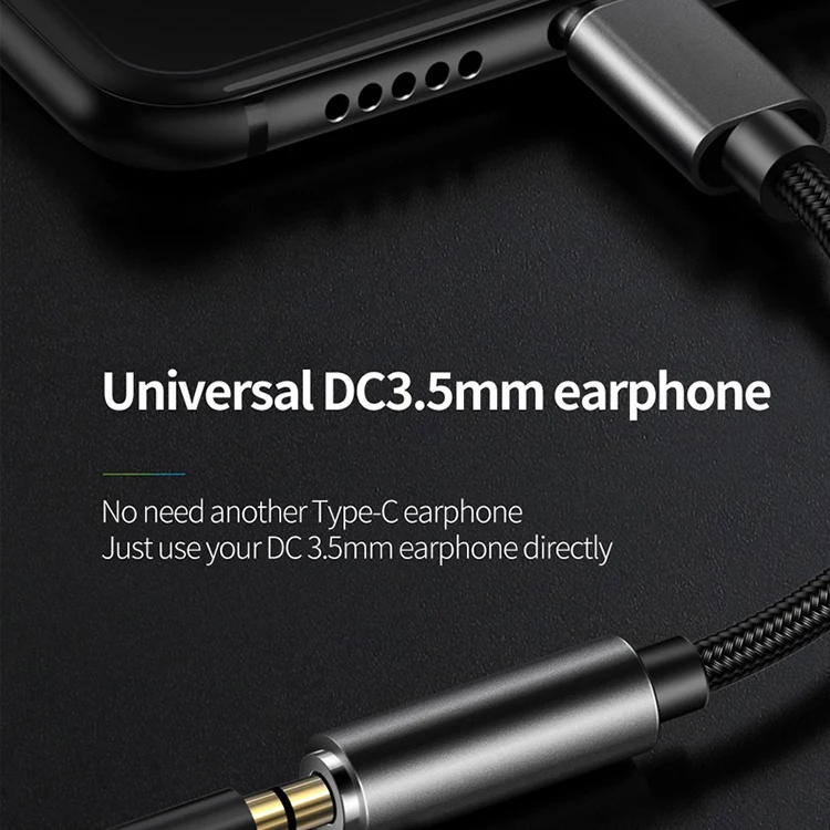  Высококачественный переходник с чипом DAC USB Type C на аудиоразъем 3 5 мм для