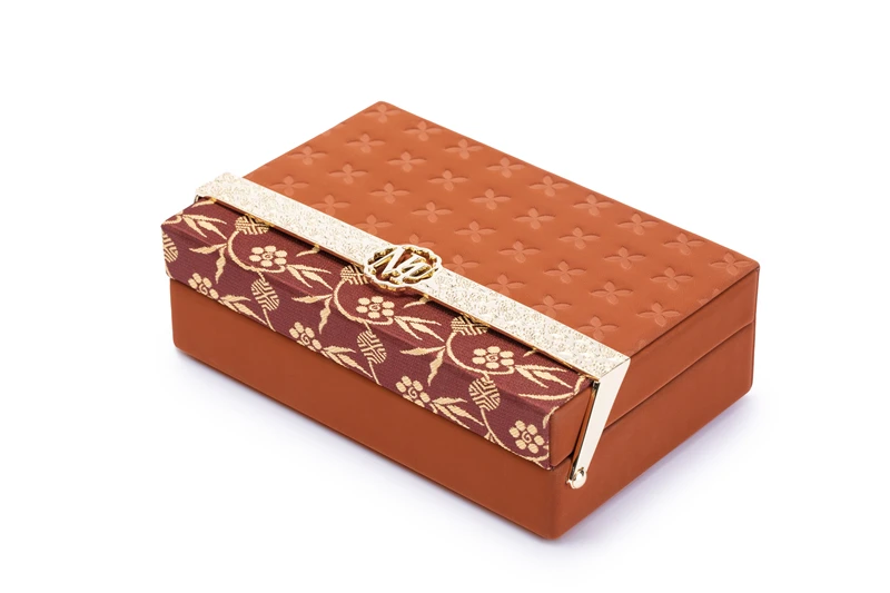 Portable Travel Jewelry Organizer Box Luxury Leather Case for Easier Access and Organization while on the Go