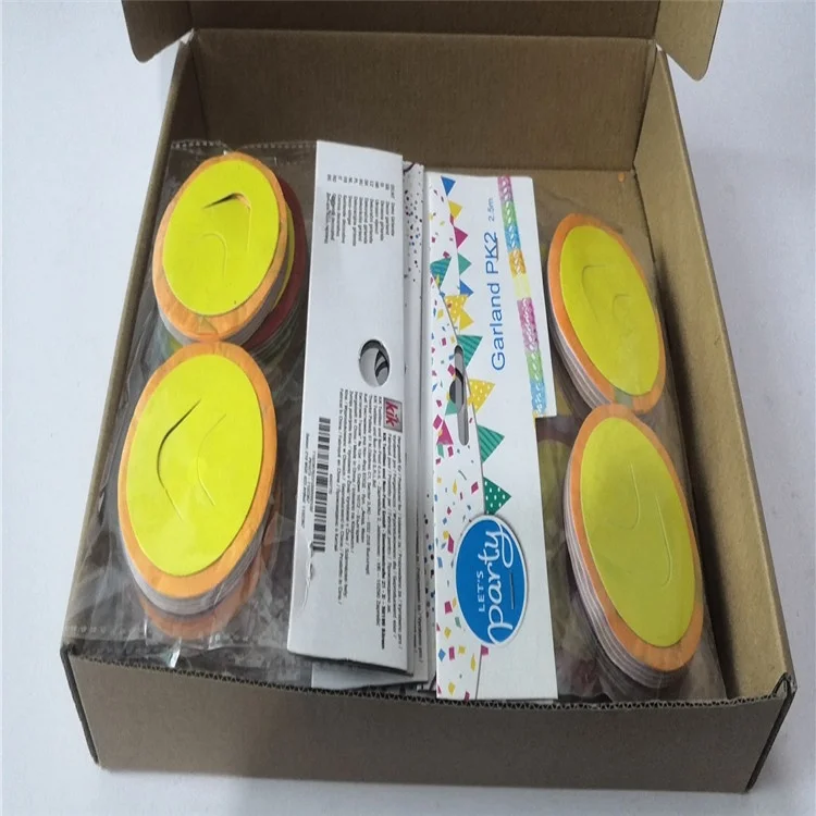 
New product 2019 colorful festive decorations and colorful garlands 