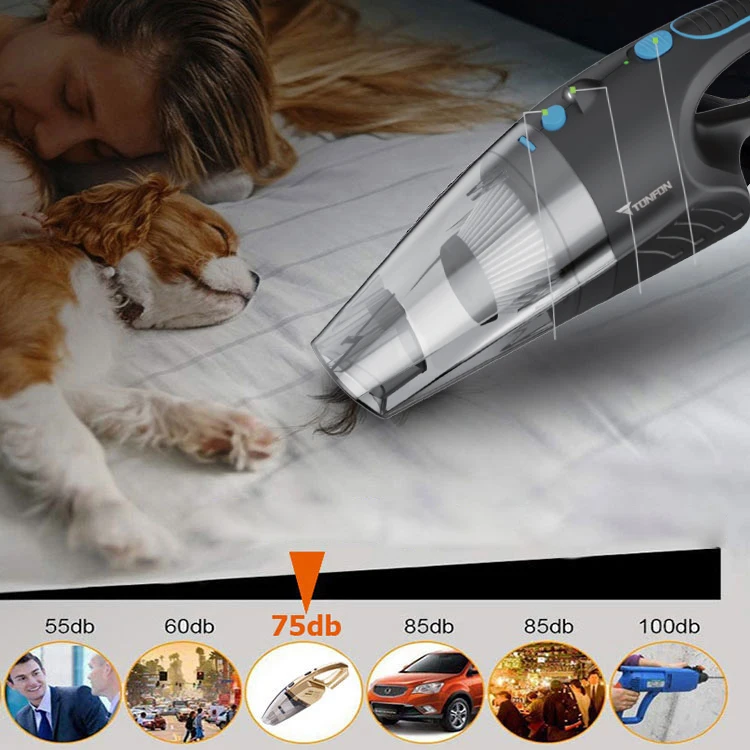 Mini Aspirateur sans fil 20v aspirateur voiture sans fil cyclone 12K PA Aspiration a la maison Aspirateur a main portable