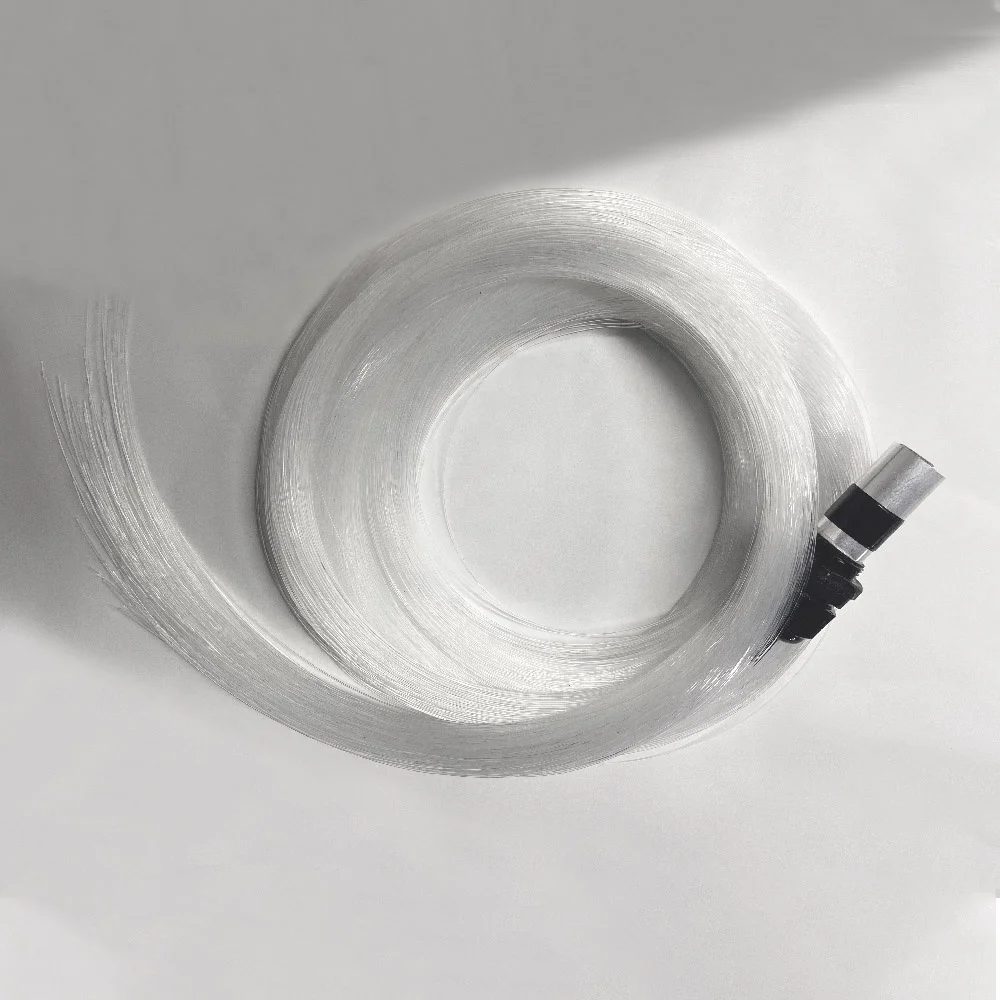 16w dc12v high lighting light source with shooting star + 500 sky stars plastic optic fiber bundle for car fiber optic light