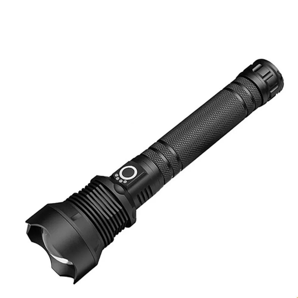UniqueFire T30 самый мощный супер яркий xhp70 USB Перезаряжаемый 2X 26650 аккумулятор емкости дисплей масштабируемый светодиодный фонарик
