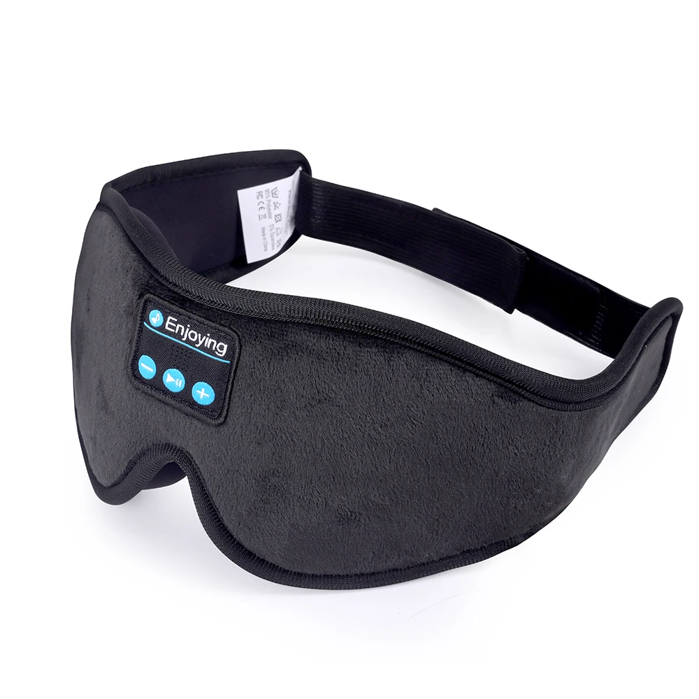 Беспроводная музыкальная маска для глаз bt5.0 Синие зубы сна 3d eyemask наушники с ультратонким динамиком и микрофоном