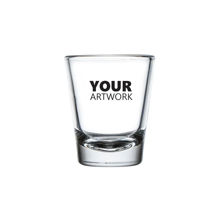 Factory Direct Sales Custom Logo 50ml Clear Shot Glasses Promotion Gift Customized 1.5oz Espresso Shot Glass