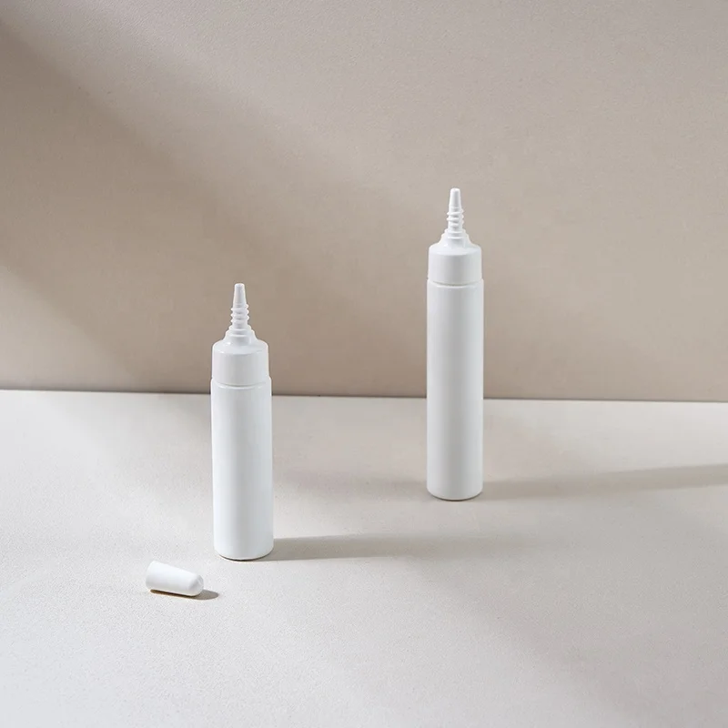 Squeeze Plastic PE Refillable Bottle Oil Serum Liquid Dropper Bottles Twist Top Cap Hair Dye Applicator