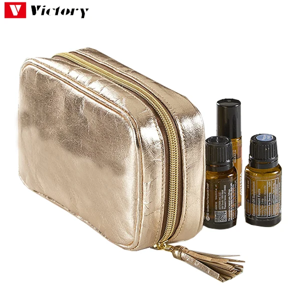 Stylish & Eco-Friendly Storage Carry Essential Oil Pouch Bag organiser essential oil bottle carrier bag clutch pouch