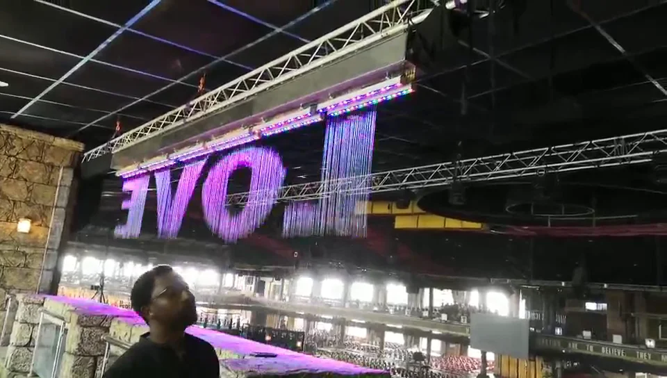 Digital Water Curtain Graphic Waterfall Water Fountain