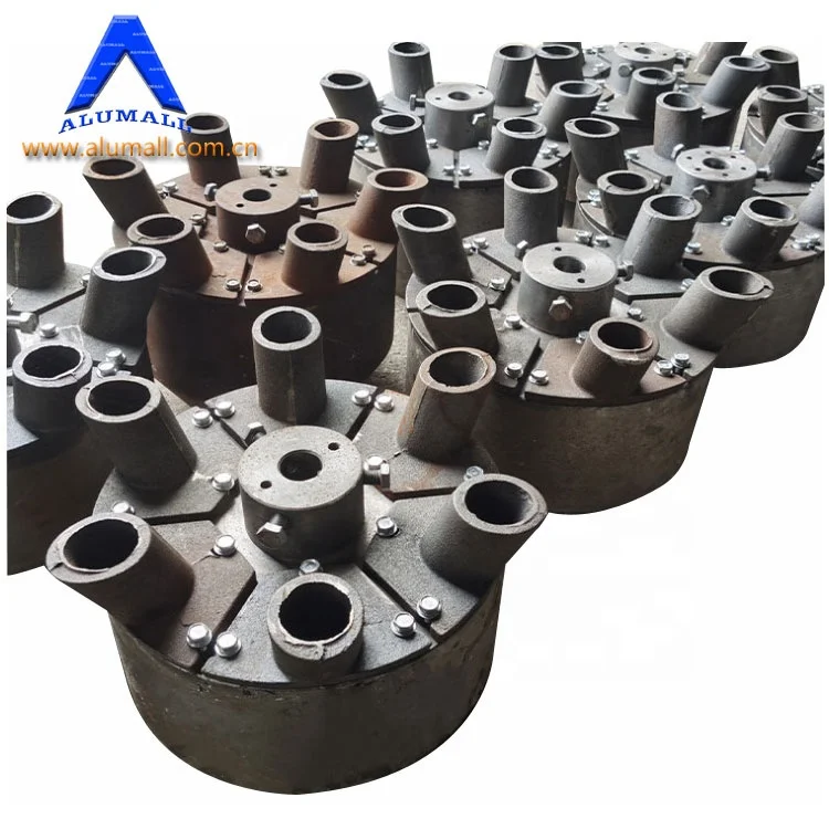 Waste scrap aluminum melting furnace automatic ingot conveyor continuous aluminum ingot production line casting machine