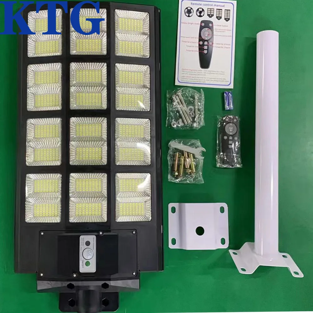 ABS SMD Солнечный уличный свет 600w открытый 800w 1000 ватт сад лампа 500 Вт 2000 в солнечном уличном освещении на открытом воздухе