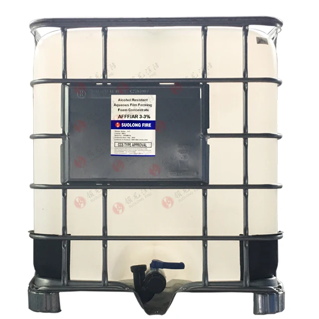 Suolong спиртостойкая водная пленка образующая пенопласт для пожаротушения концентрат пена ar-afff
