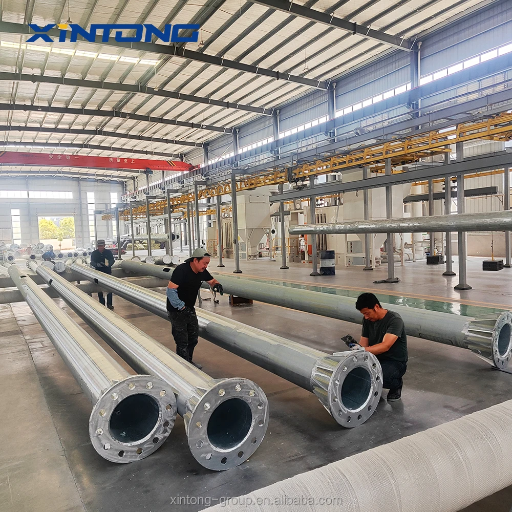 Оптовая продажа однорычажный изогнутый полюс уличного освещения XINTONG