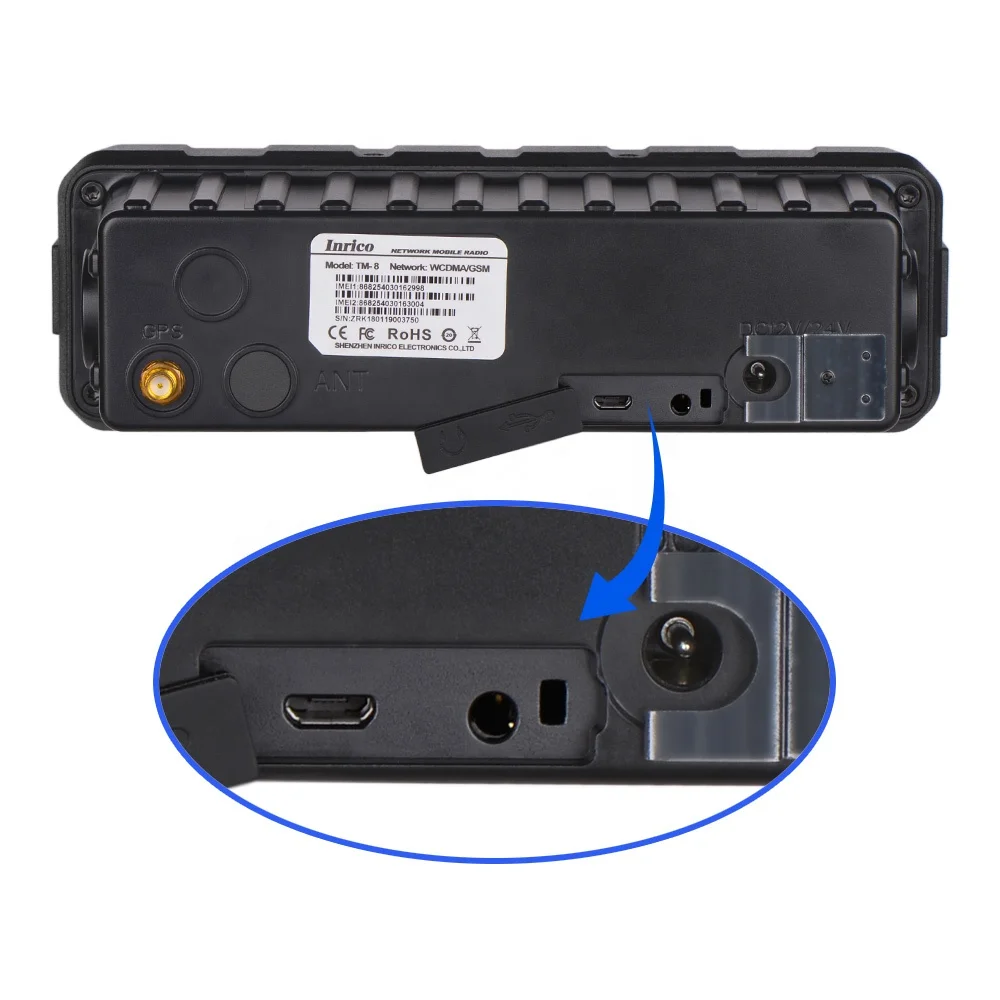 Inrico новейший GSM WCDMA 3G PTT МОБИЛЬНАЯ РАДИОСВЯЗЬ для автомобилей с мобильными микрoуправлением слушения и Wi-Fi