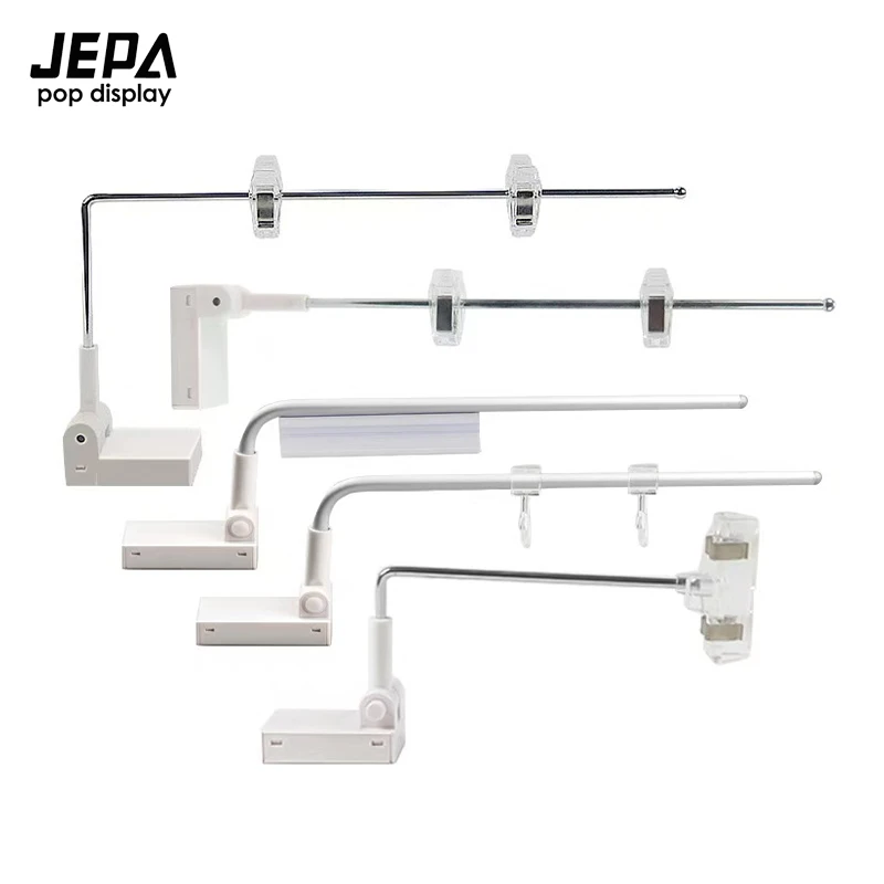 Portable Adjustable Height Desktop Merchandise Poster Display Stand Table Magnetic Sign Holders on Tabletop