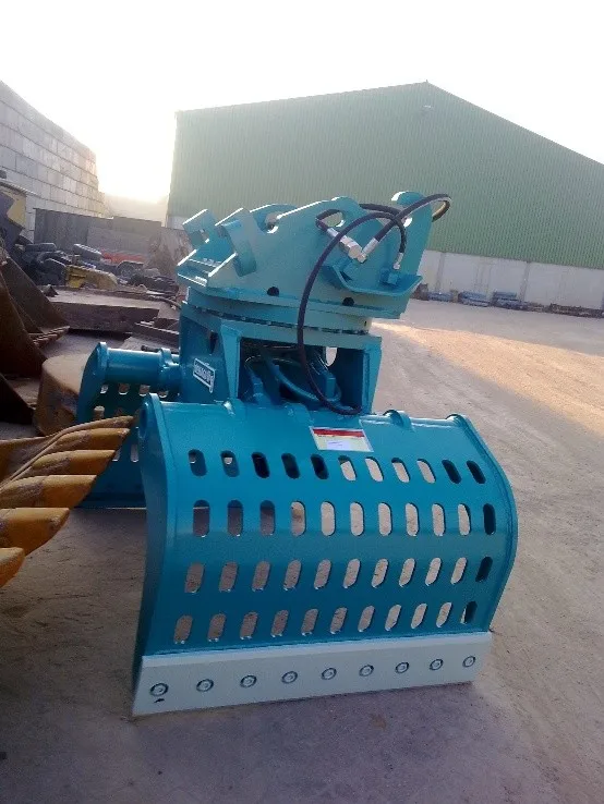 Monde Parker Motor Demolition Grab Sorting Stone Grab Demolition Grab for 7ton 8ton 9ton 10ton Excavator