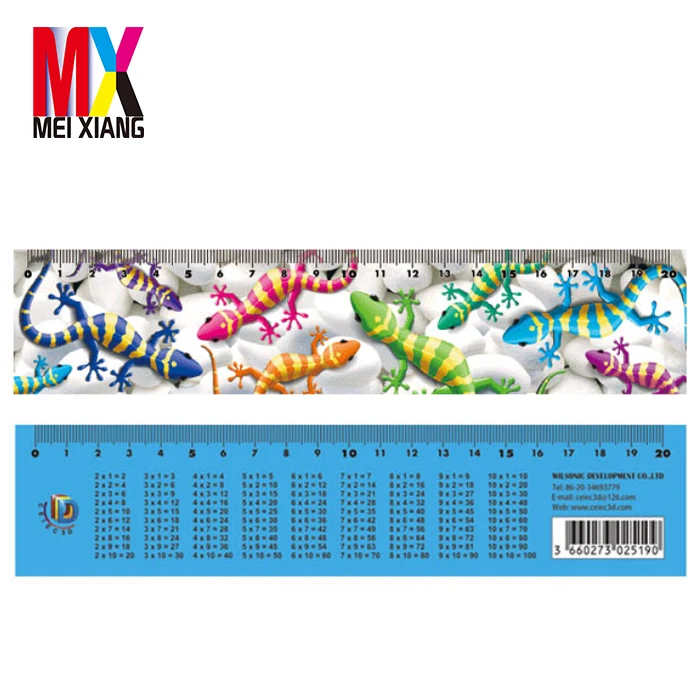 3d Lenticular Ruler 3d Plastic Lenticular Rulers Cute Plastic Flexible Ruler