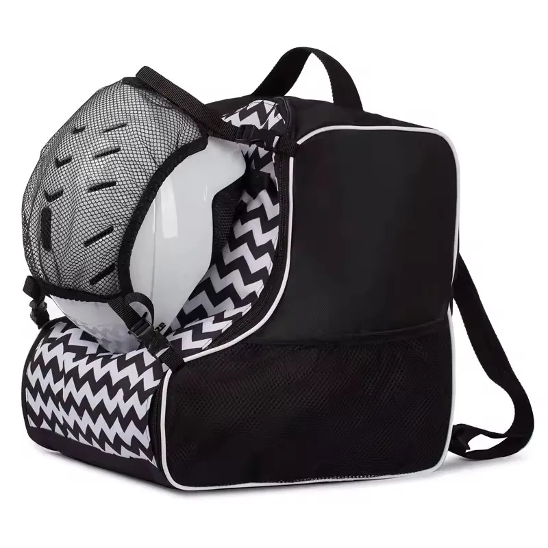 High Quality Large Capacity Ski Bag For Helmet Customized Pattern Skiing Bags Durable Skating Shoot Carrier Pack