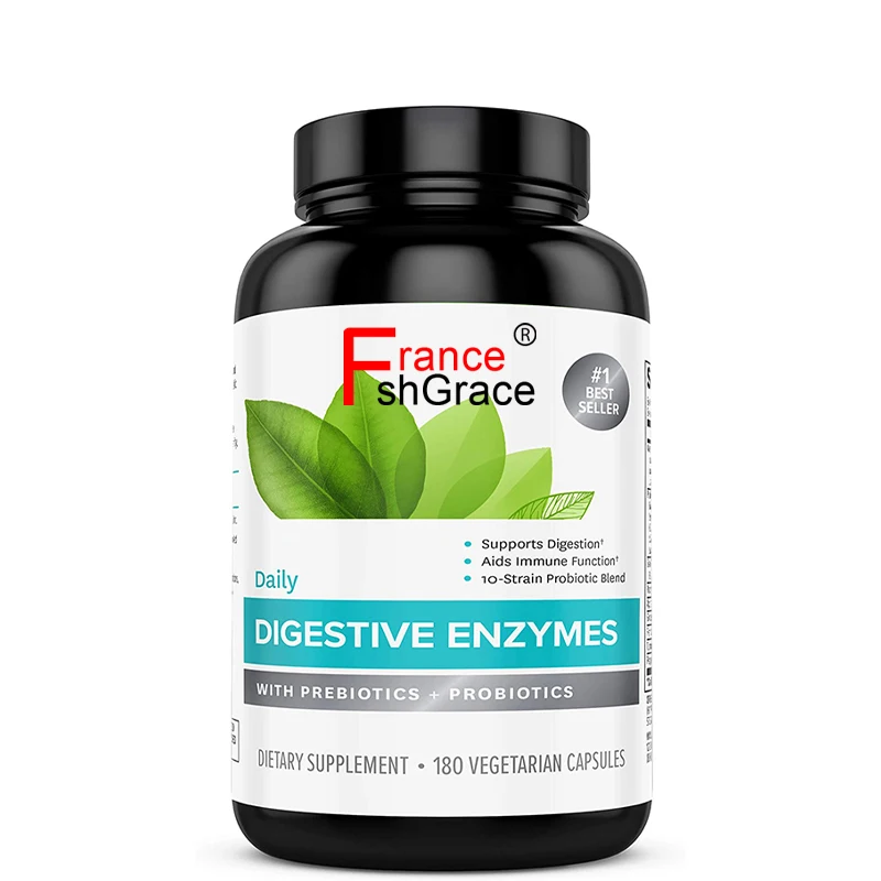 Supports Nutrient Absorption Prebiotics Probiotics Nutrition Digestive Enzymes Probiotic Capsules