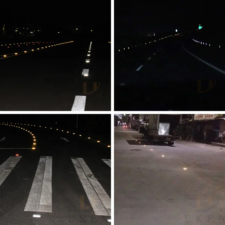 High Strength ABS Plastic Shell Epoxy Resin and Sand Filled Reflective Cat Eye Reflector Pavement Marker Road Stud for Highway