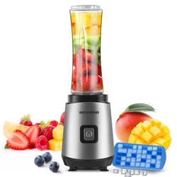 OEM  Logo Personal Blender with 600ml Tritan Cup Portable Blender SS Blades Fruit Juicer Smoothies Blender