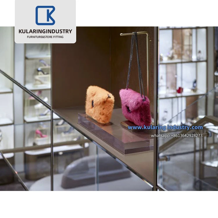 Cabinet With Glass Showcase Table Shoes Showroom Display Shoe Shop Decoration Ideas Names Footwear Shops